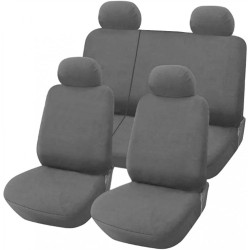 Coprisedili auto compatibili con GRANDE PUNTO 5 porte monocolore con schienale posteriore diviso 60/40