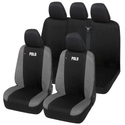 Coprisedili POLO Bicolore Compatibili Set completo Sedili Anteriori e Posteriori