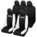 Coprisedili PUMA Tessuto Bicolore Resistente Compatibili Set completo Sedili Anteriori e Posteriori