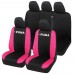 Coprisedili PUMA Tessuto Bicolore Resistente Compatibili Set completo Sedili Anteriori e Posteriori