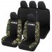 Coprisedili PUMA Tessuto Bicolore Resistente Compatibili Set completo Sedili Anteriori e Posteriori