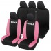 Coprisedili PUMA Tessuto Bicolore Resistente Compatibili Set completo Sedili Anteriori e Posteriori
