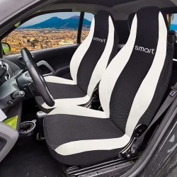 Coprisedili Anteriori Compatibili per Smart FORTWO PRIMA, SECONDA E TERZA SERIE (W450-W451-W453)