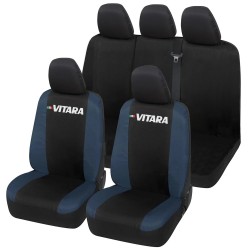 Coprisedili VITARA Bicolore Compatibili Set completo Sedili Anteriori e Posteriori