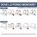 Coprisedili auto universali LS05 Set completo Sedili Anteriori e Posteriori per tutte le auto utilitarie
