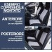Coprisedili auto universali LS05 Set completo Sedili Anteriori e Posteriori per tutte le auto utilitarie