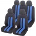 Coprisedili auto universali LS07 Set completo Sedili Anteriori e Posteriori con sedili standard