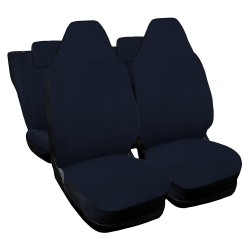 Coprisedili C1 Tessuto Monocolore Resistente Compatibili Set completo Sedili Anteriori e Posteriori
