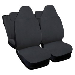 Coprisedili C1 Tessuto Monocolore Resistente Compatibili Set completo Sedili Anteriori e Posteriori