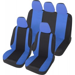 Coprisedili in tessuto per tutte le auto universali LS10 Set completo Sedili Anteriori e Posteriori