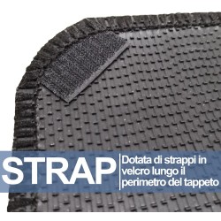 Tappetini auto in moquette con strappi  compatibili con FIAT 600