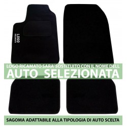 Tappetini auto in moquette con strappi compatibili con FIESTA 