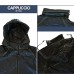 Tuta Moto Impermeabile Unisex Antipioggia Antivento con cappuccio a scomparsa con borsa inclusa 