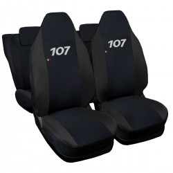 Coprisedili auto compatibili con PEUGEOT 107 con schienale posteriore diviso 50/50