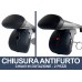 Barre portapacchi OMOLOGATE Railing aperti da 135 cm per tettuccio auto, adatte per binari rialzati - Confezione da 2 pezzi