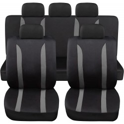Coprisedili Auto Universali LS09 3 Colori Disponibili Set Anteriori e Posteriori  Poliestere