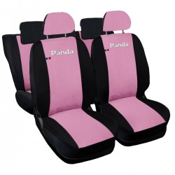 Coprisedili auto compatibili con PANDA HYBRID 2021 con schienale posteriore a scelta tra unito, diviso 50/50 e diviso 60/40 