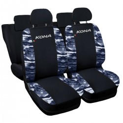 Coprisedili auto compatibili con HYUNDAI KONA con schienale posteriore 60/40