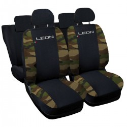Coprisedili auto compatibili con SEAT LEON dal 2012 con schienale posteriore diviso 60/40