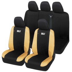 Coprisedili GOLF Bicolore Compatibili Set completo Sedili Anteriori e Posteriori