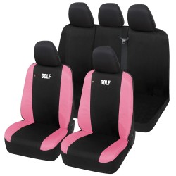 Coprisedili GOLF Bicolore Compatibili Set completo Sedili Anteriori e Posteriori