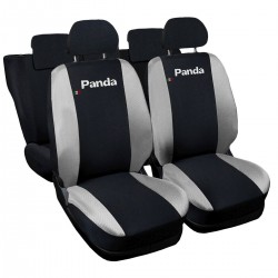 Coprisedili auto compatibili con FIAT PANDA SECONDA SERIE (mod. 169) dal 2003 al 2011 con sedile posteriore a scelta tra diviso 60/40, diviso 50/50 e unito