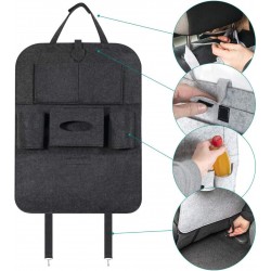 Portaoggetti per Auto dietro ai sedili anteriori 56x42cm in Feltro con Strappo