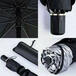 Parasole Ombrello per auto - Parabrezza anteriore pieghevole 130x76 portatile con custodia