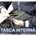 Telo Coprigambe Felpato Universale per Scooter, Moto, Regolabile Impermeabile e Antivento (Modello B)