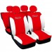 Coprisedili auto compatibili con FIAT 500 bicolore verticale con sedile posteriore intero o 50/50  monocolore