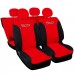 Coprisedili auto compatibili con FIAT 500 bicolore verticale con sedile posteriore intero o 50/50  monocolore