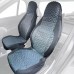 Coppia Coprisedili Anteriori Per Auto Universali In Tessuto Deluxe Gabardine Con Poggiatesta Integrato