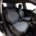 Coppia Coprisedili Anteriori Per Auto Universali In Tessuto Deluxe Gabardine
