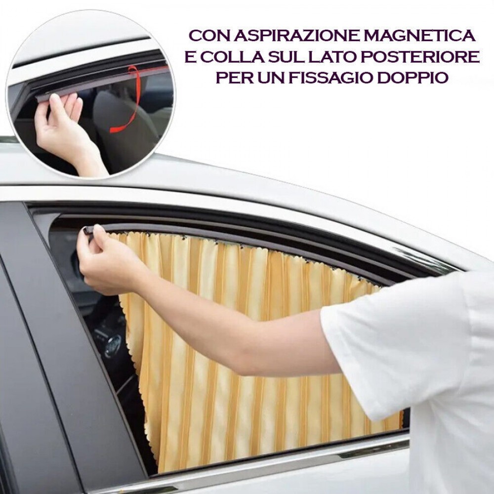 2pcs/4pcs Tendine Parasole Per Finestrini Laterali Dell'auto - 10pcs Tende  Magnetiche Nere E Argentate Nascoste - Accessori Per Tendine Parasole Per  Auto - Temu Italy