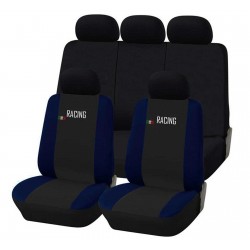 Coprisedili auto universali modello Racing con zip adattabili a tutte le auto con sedili standard 