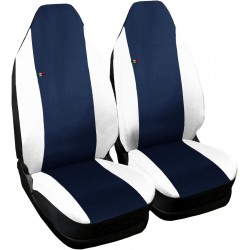 Coprisedili auto compatibili con SMART FORTWO W450 PRIMA SERIE in ecopelle con logo