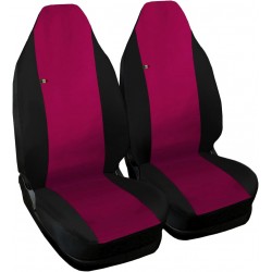 Coprisedili auto compatibili con SMART FORTWO W453 TERZA SERIE in ecopelle con logo