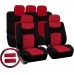 Coprisedili auto universali A18 Set completo adattabili a tutte le auto con coprivolante e copricintura