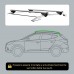 Barre Portapacchi Auto Con Serratura Antifurto Portatutto Universali 120 cm