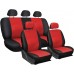 Coprisedili auto universali in ecopelle con zip