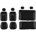Coprisedili auto compatibili con 500 HYBRID 2021 con sedile posteriore intero o diviso 50/50 versione monocolore/bicolore