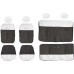 Coprisedili auto compatibili con 500 HYBRID 2021 con sedile posteriore intero o diviso 50/50 versione monocolore/bicolore