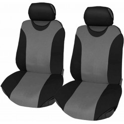Coprisedili coppia anteriore auto anteriori universali modello R1 adattabili a tutte le auto con sedili standard