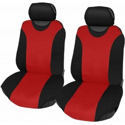Coprisedili coppia anteriore auto anteriori universali modello R1 adattabili a tutte le auto con sedili standard