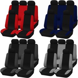 Coprisedili auto compatibili universali per utilitaria in cotone versione bicolore