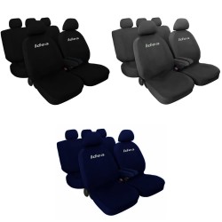 Coprisedili auto compatibili con IDEA con schienale posteriore diviso 60/40 versione monocolore