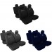 Coprisedili auto compatibili con YPSILON con schienale posteriore diviso 50/50 versione monocolore