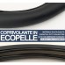 Coprivolante Con Copricinture Universale In Ecopelle Colore Nero Misura Max 38 Cm