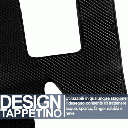 Tappetini auto in gomma compatibili con MULTIPLA