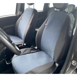 Coprisedili Auto Anteriori  Compatibili per Panda dal 2003 al 2012 in tessuto Jacquard